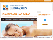 Tablet Screenshot of fisioterapialasrozas.com